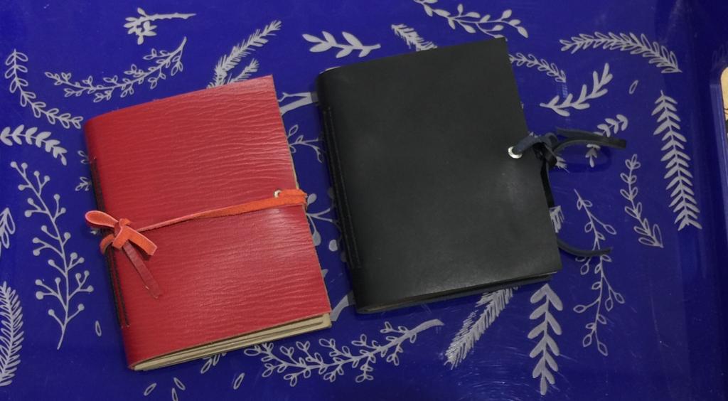 Square Leather Personal Diary