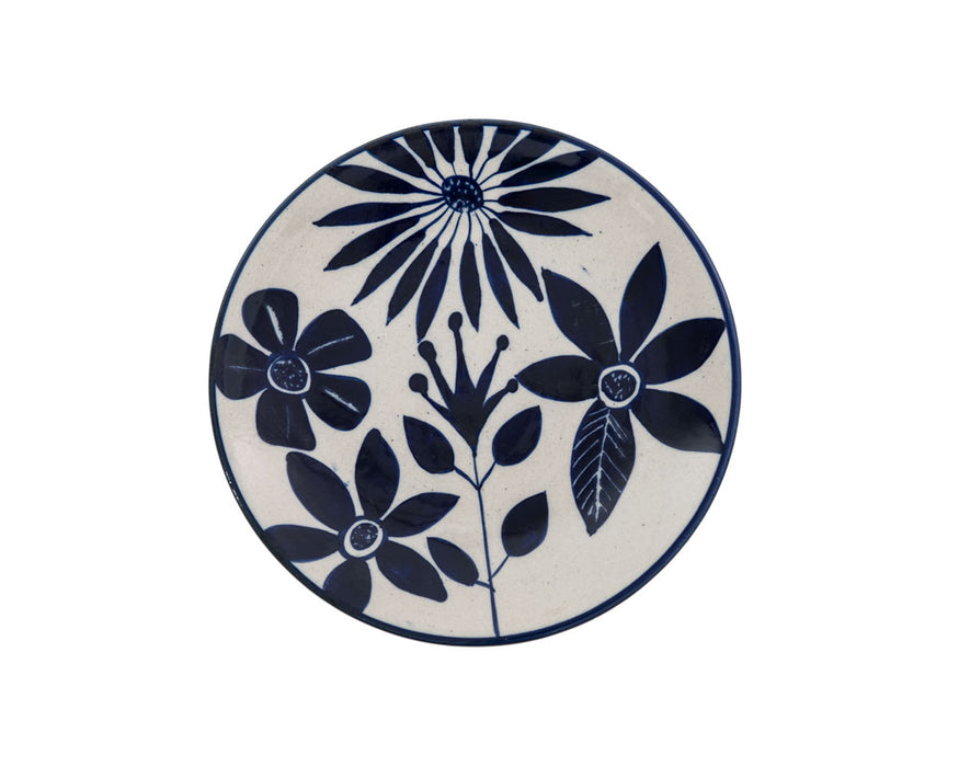 Side Plate - Blue and White Floral