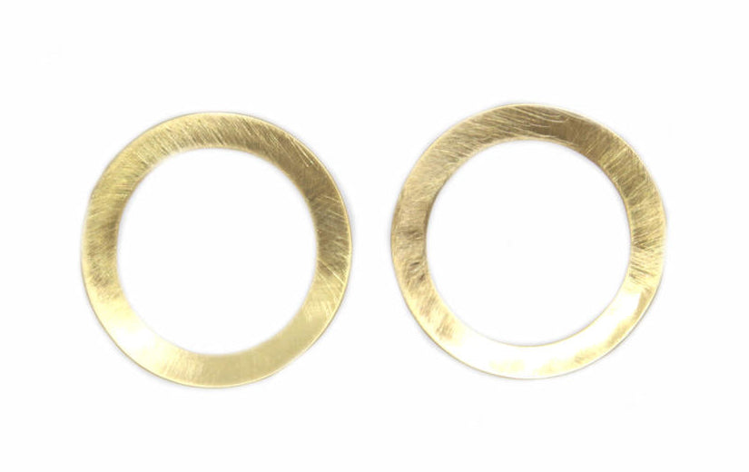 Concave Gold Earrings