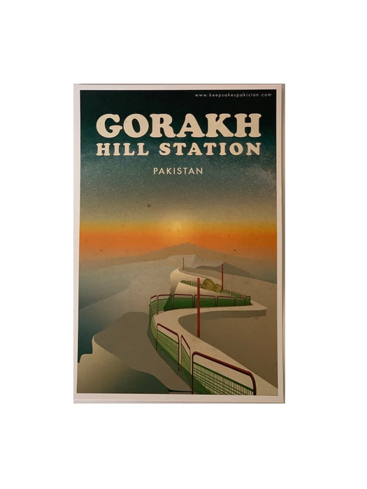 Gorakh Hill Station Postcard