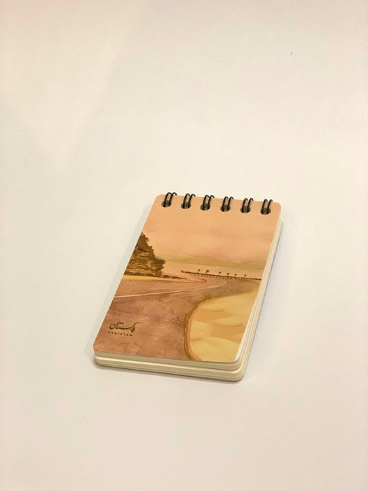 Makran coastal highway pocket notepad
