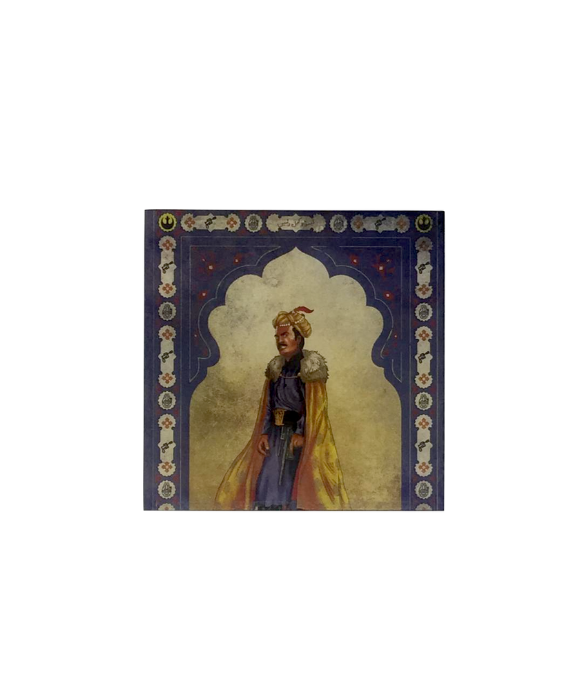 Star Wars Mughal Square Coaster- Lando Calrissian