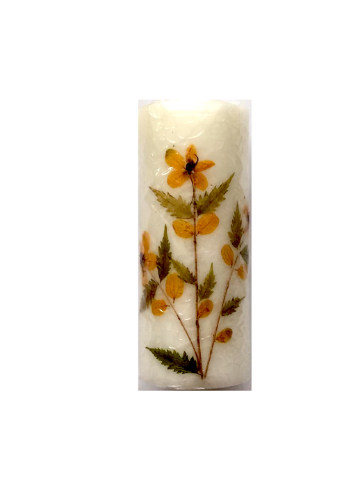 Dried Flowers' Candle - Large