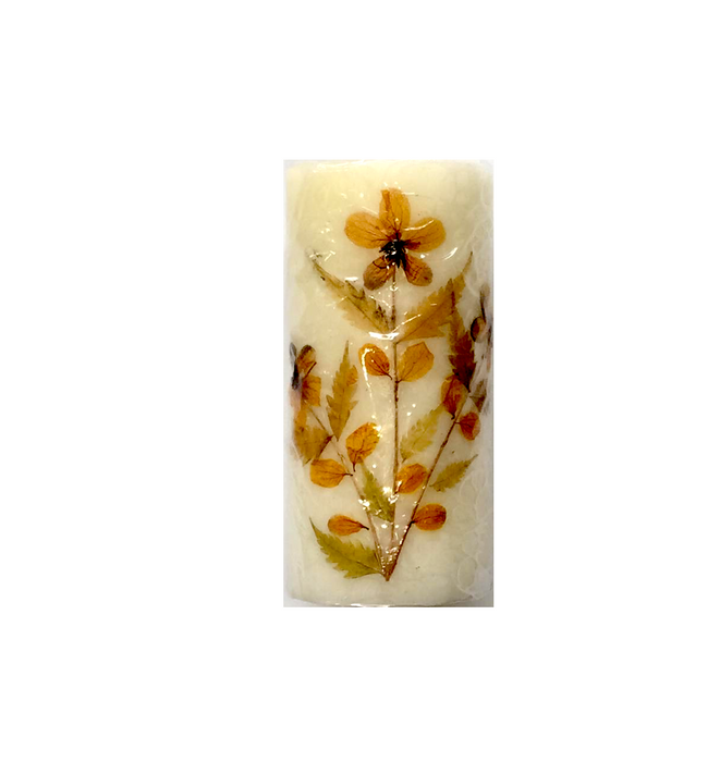 Dried Flowers' Candle - Medium