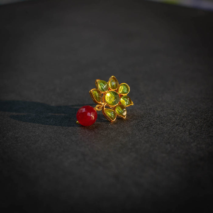 Lotus Green and Red