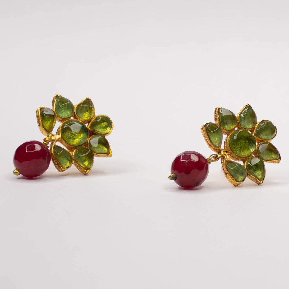 Lotus Green and Red