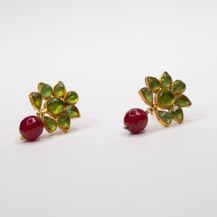 Lotus Green and Red