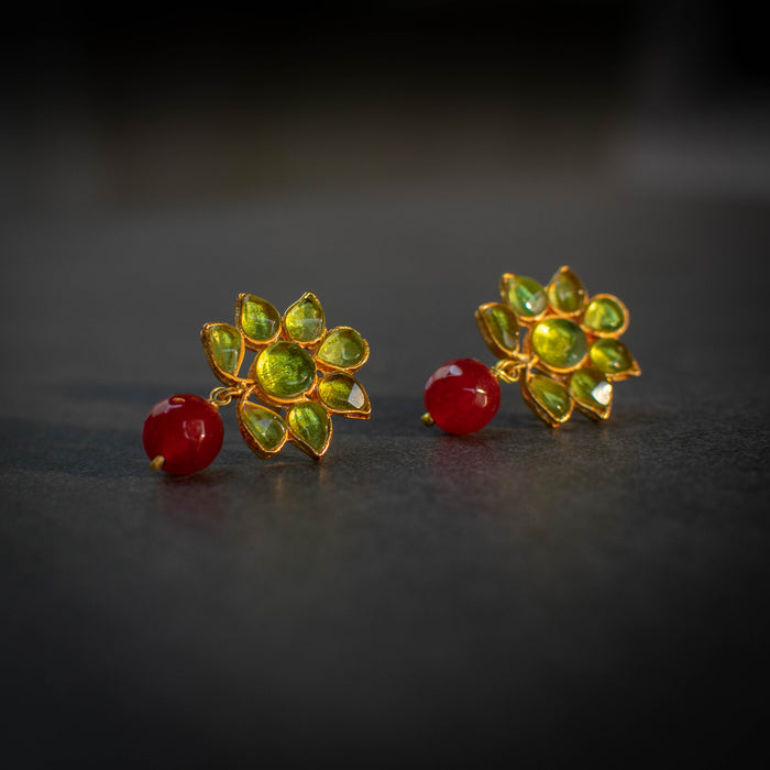 Lotus Green and Red