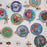 Set of six coasters - Flowers, Stars & Moons Mix