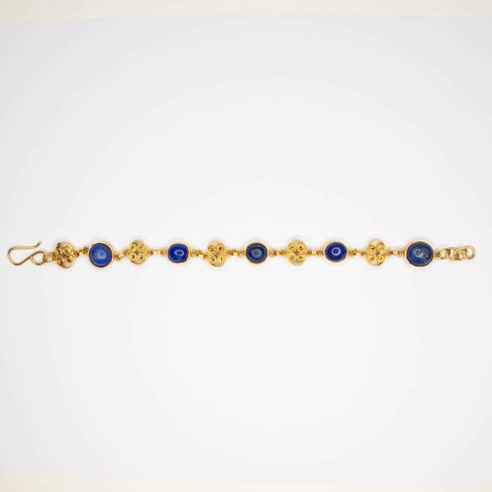 Twirl Bracelet 4 with Lapis Lazuli