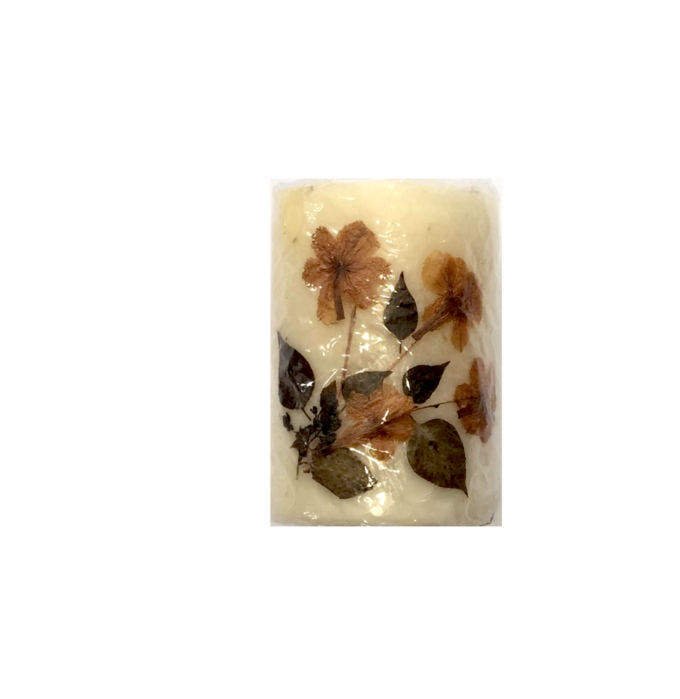 Dried Flowers' Candle - Small